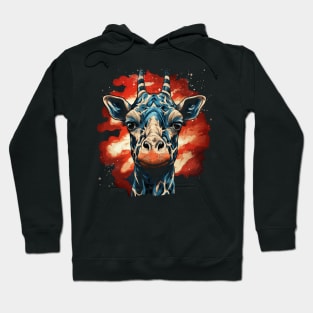 Patriotic Giraffe Hoodie